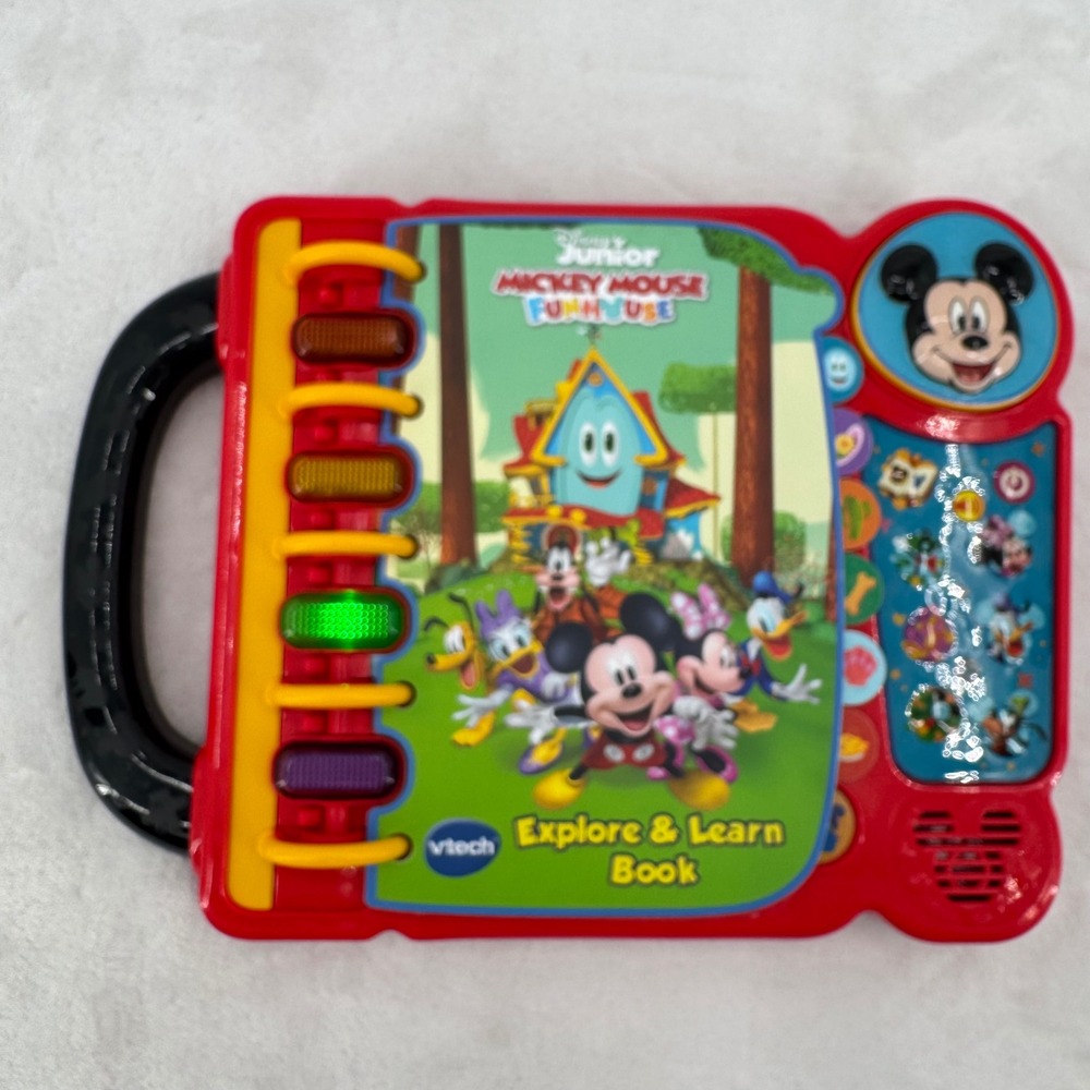 VTech Disney Junior Mickey Mouse Funhouse Explore & Learn Book Educational Toy